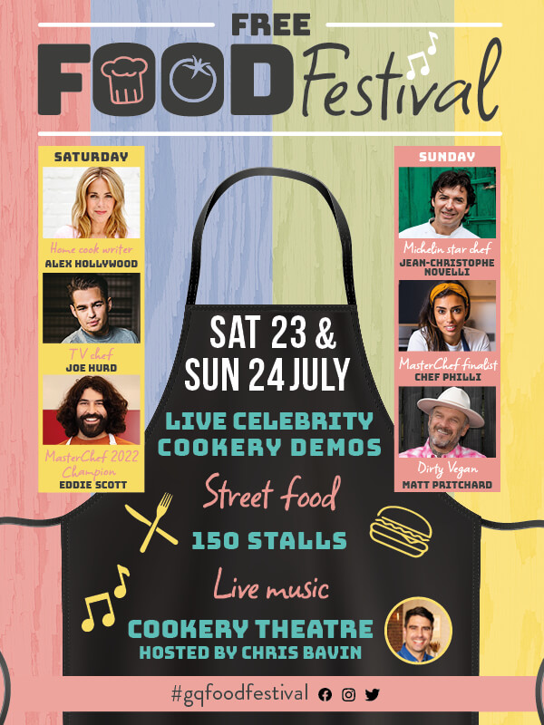 gloucester quays free food fest poster